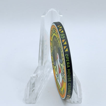 Opera House Casino N. Las Vegas Nevada 1999 'Ghouls Night Out' LE $5 Casino Chip V5148