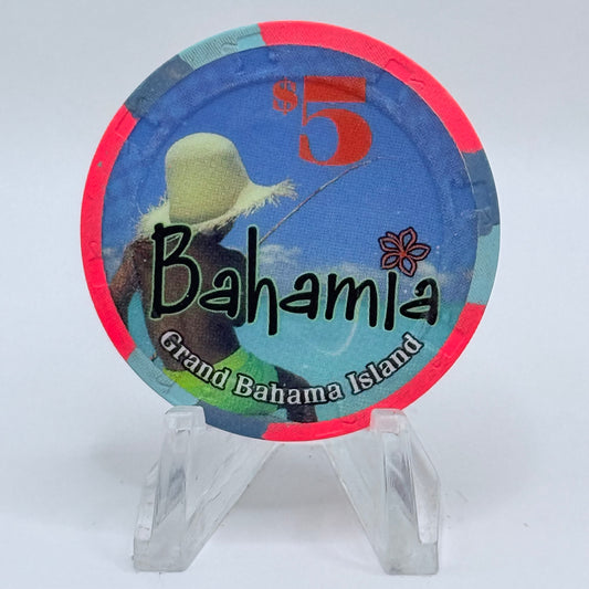 Bahamia Freeport Bahamas $5 Casino Chip