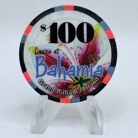 Bahamia Freeport Bahamas $100 Casino Chip