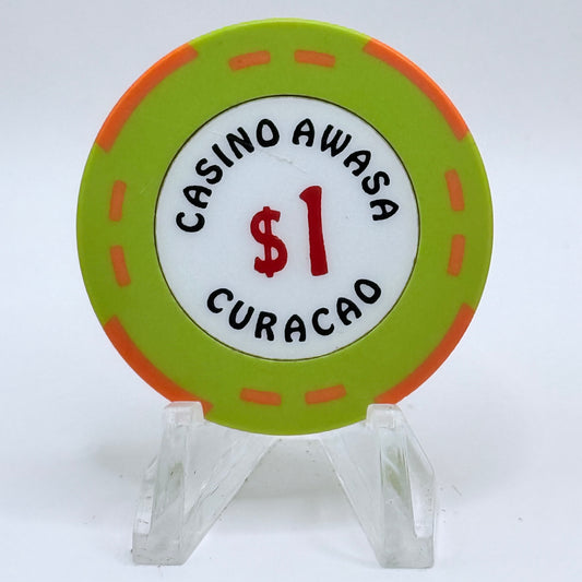 Casino Awasa Otrabanda Curacao Series 1 $1 Casino Chip