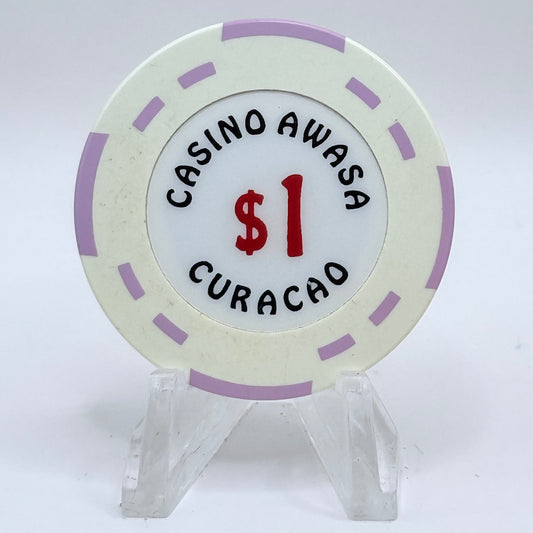 Casino Awasa Otrabanda Curacao Series 1 $1 Casino Chip