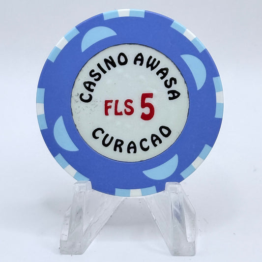 Casino Awasa Otrabanda Curacao Series 2 $5 Casino Chip