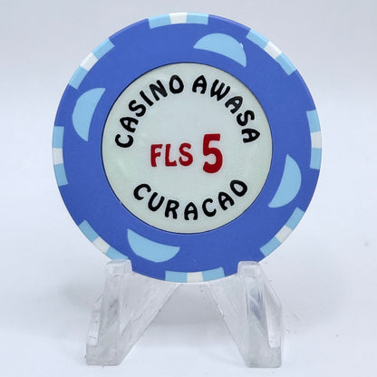 Casino Awasa Otrabanda Curacao Series 2 $5 Casino Chip