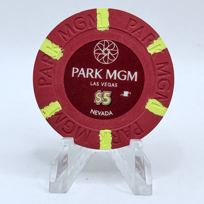 Park MGM Las Vegas Nevada 2018 $5 Casino Chip D2699