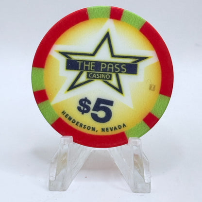 The Pass Casino Henderson Nevada 2021 $5 Casino Chip D3210