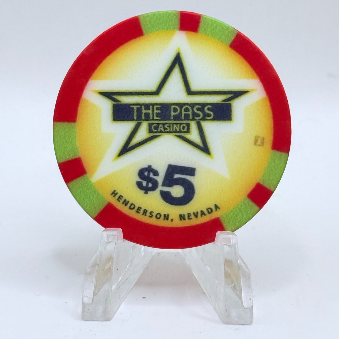 The Pass Casino Henderson Nevada 2021 $5 Casino Chip D3210