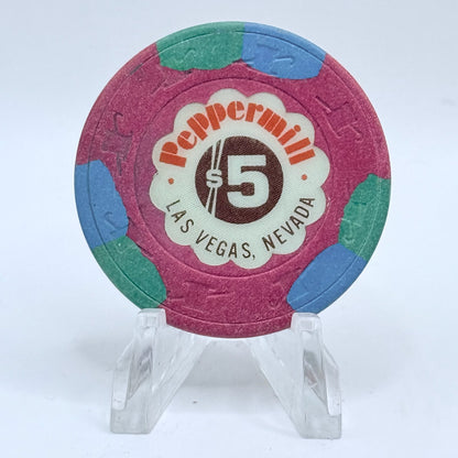 Peppermill Las Vegas Nevada 1982 $5 Casino Chip N2007