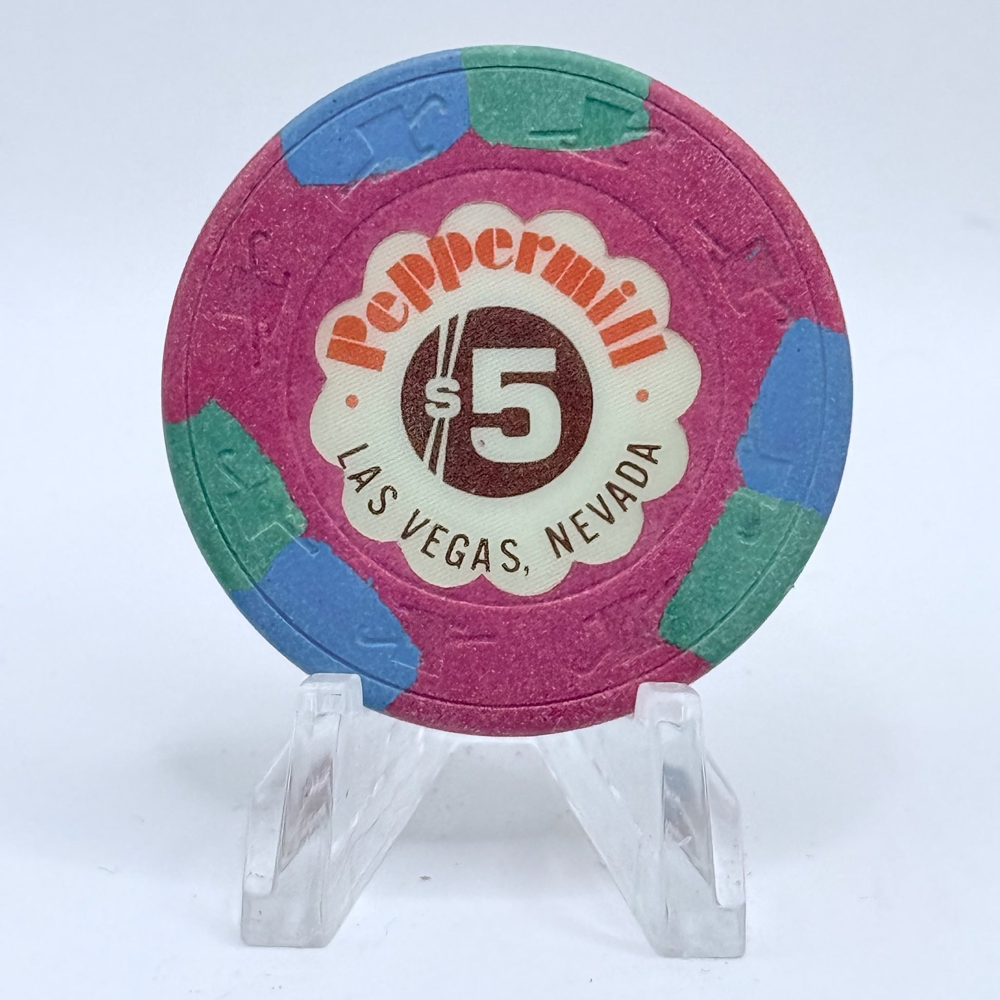 Peppermill Las Vegas Nevada 1982 $5 Casino Chip N2007