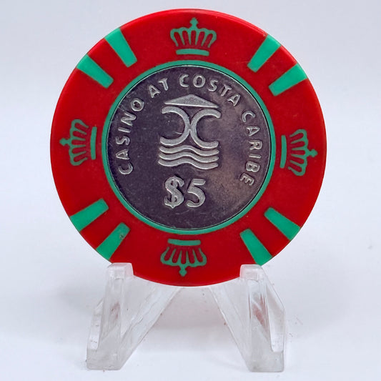 Costa Caribe Golf & Country Club (Hilton) Ponce Puerto Rico 2014 $5 Casino Chip