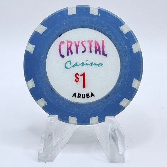 Renaissance) Crystal Casino (Sonesta Oranjestad Aruba $1 Casino Chip