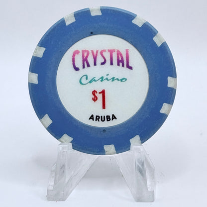 Renaissance) Crystal Casino (Sonesta Oranjestad Aruba $1 Casino Chip