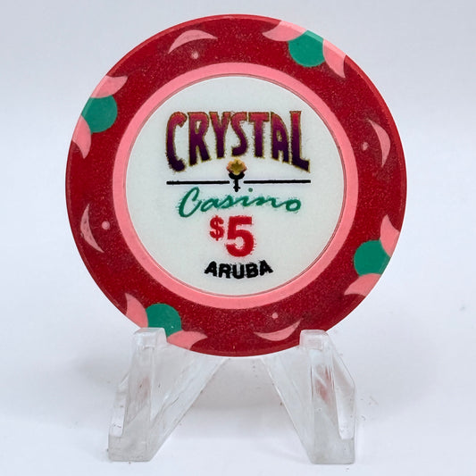 Renaissance) Crystal Casino (Sonesta Oranjestad Aruba $5 Casino Chip