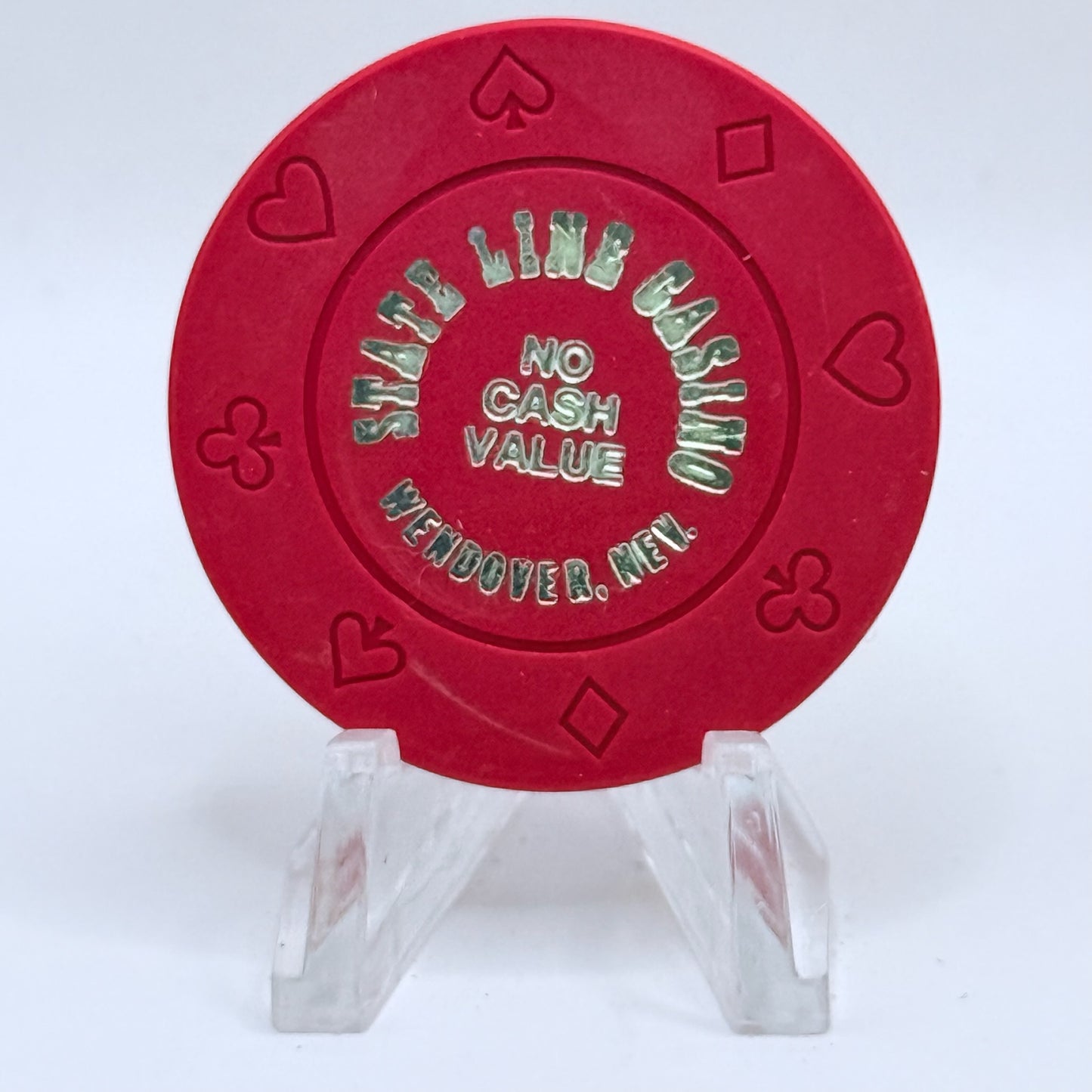 State Line Casino Wendover Nevada 1990s NCV Casino Chip V9836