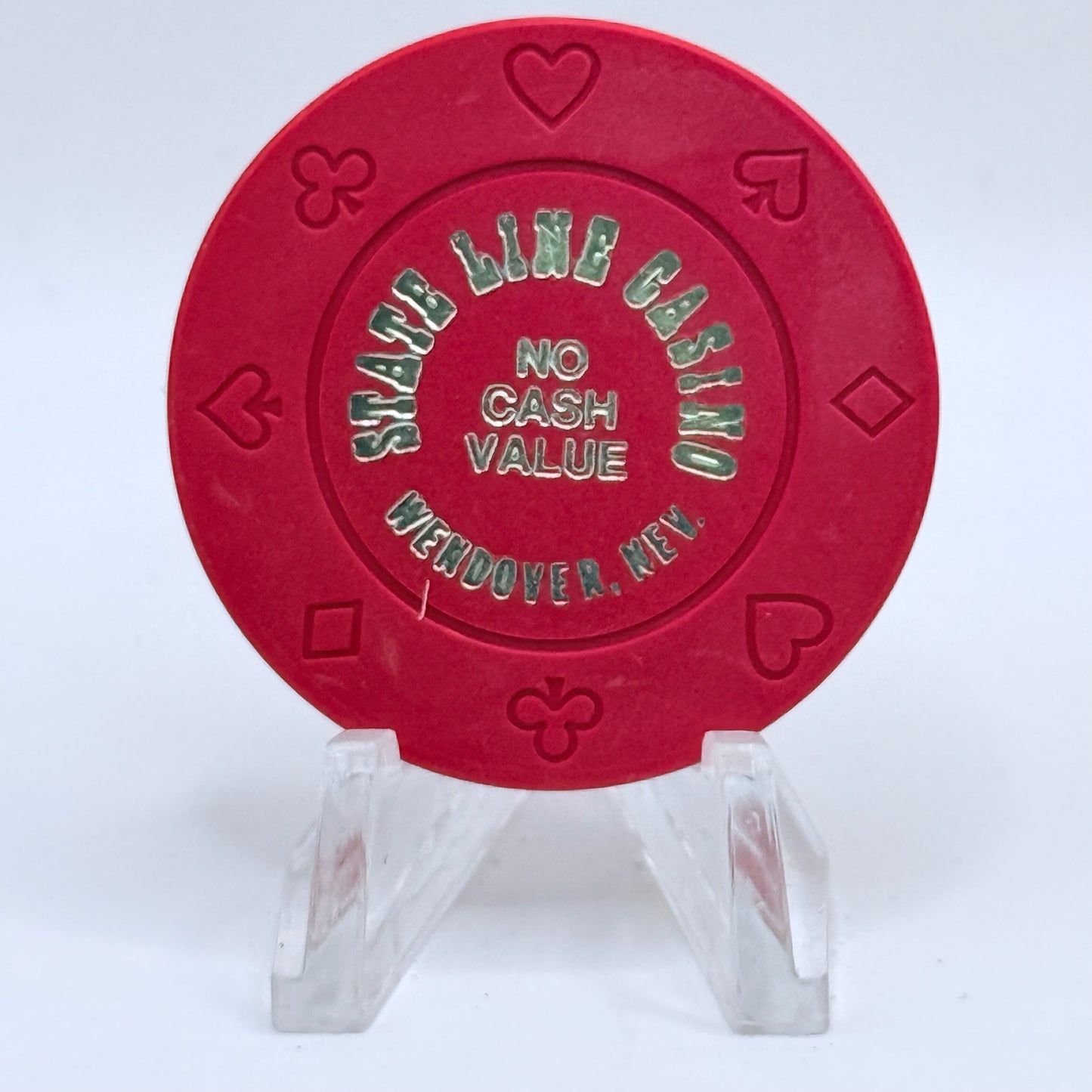 State Line Casino Wendover Nevada 1990s NCV Casino Chip V9836