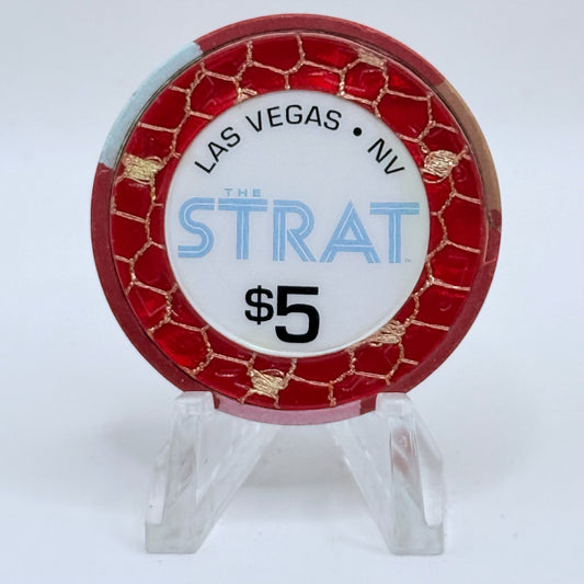 The STRAT Las Vegas Nevada 2019 $5 Casino Chip D2873