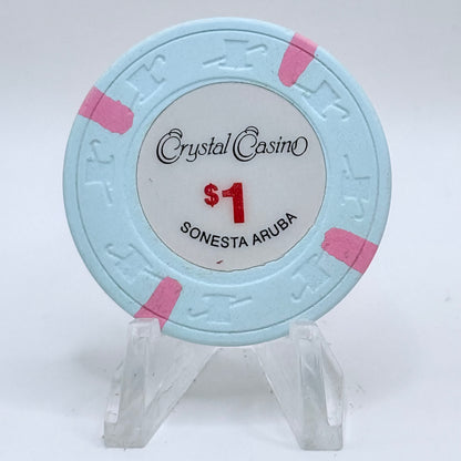 Renaissance) Crystal Casino (Sonesta Oranjestad Aruba $1 Casino Chip