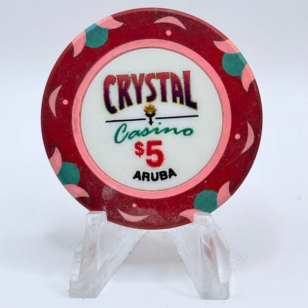 Renaissance) Crystal Casino (Sonesta Oranjestad Aruba $5 Casino Chip