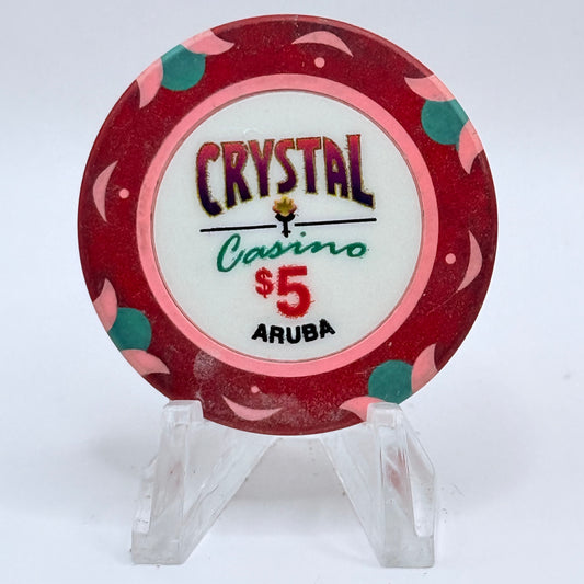 Renaissance) Crystal Casino (Sonesta Oranjestad Aruba $5 Casino Chip