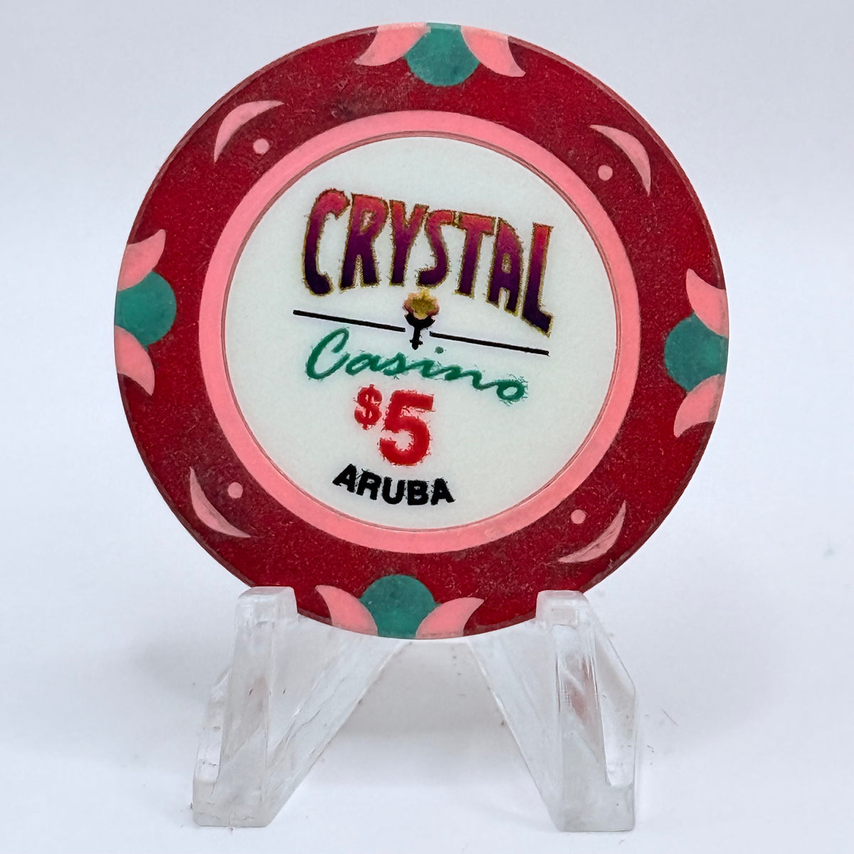Renaissance) Crystal Casino (Sonesta Oranjestad Aruba $5 Casino Chip