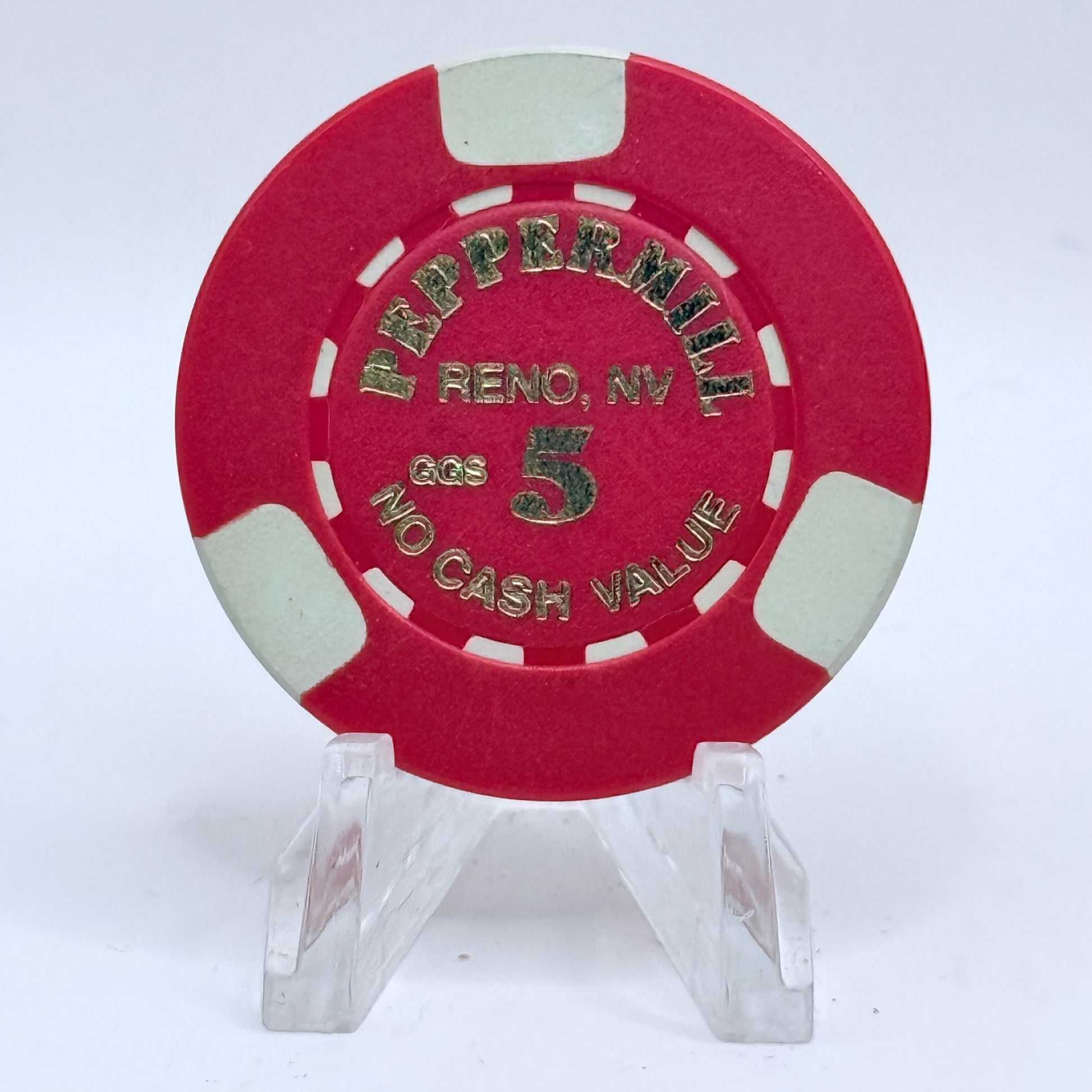 Peppermill Reno Nevada 1998 $5 NCV Casino Chip V1292