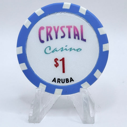 Renaissance) Crystal Casino (Sonesta Oranjestad Aruba $1 Casino Chip