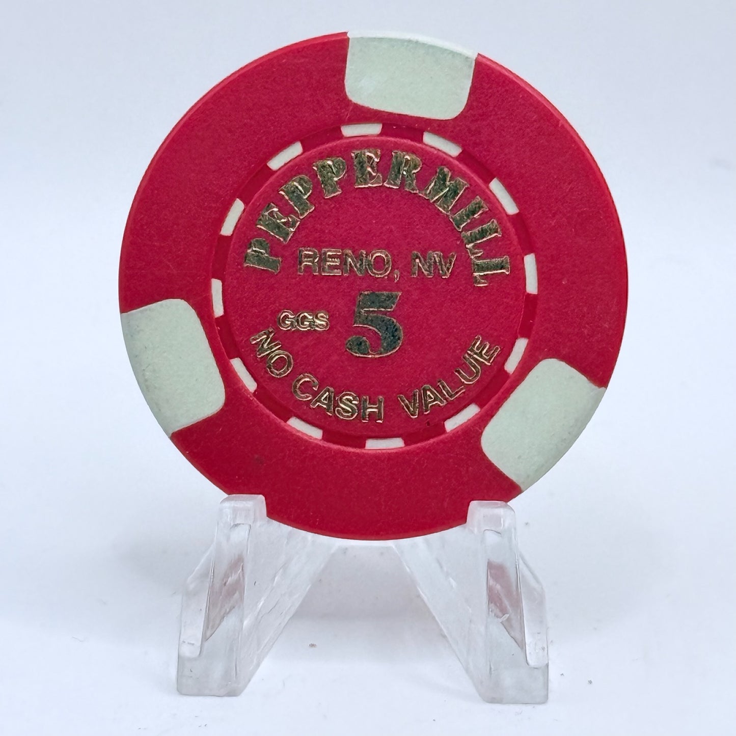 Peppermill Reno Nevada 1998 $5 NCV Casino Chip V1292