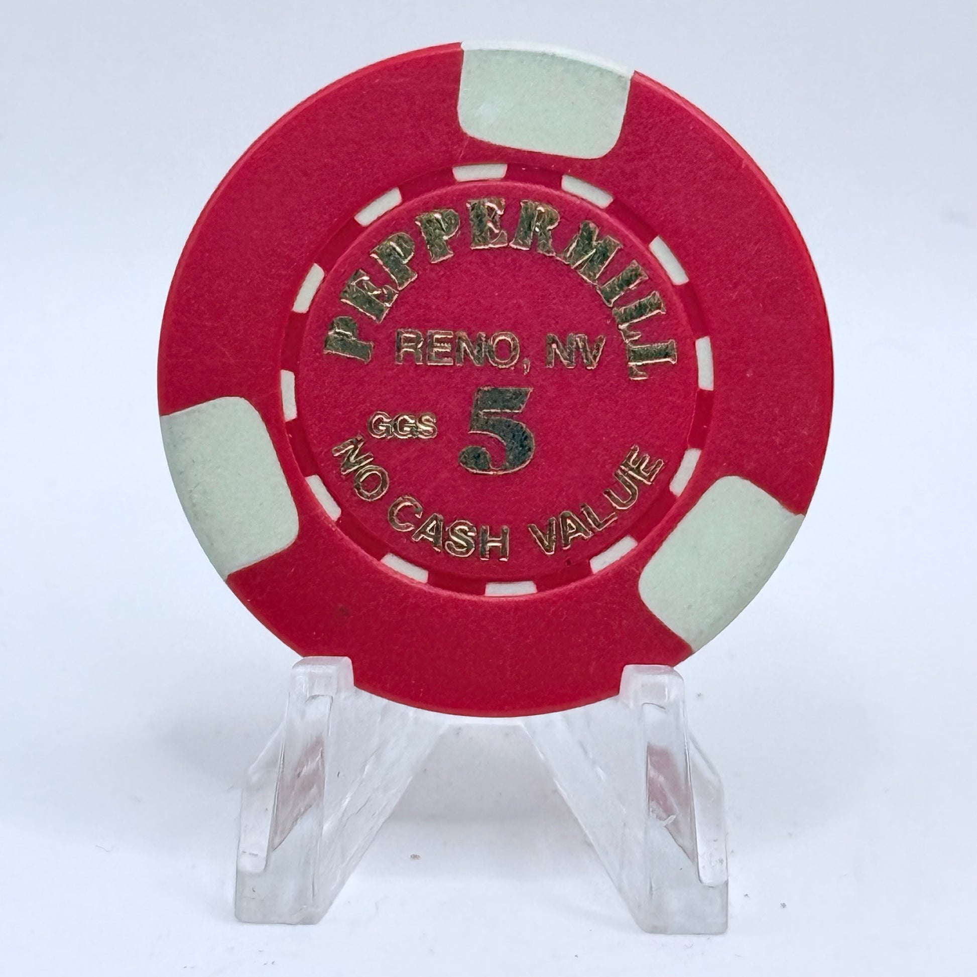 Peppermill Reno Nevada 1998 $5 NCV Casino Chip V1292