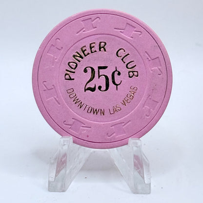Pioneer Club Las Vegas Nevada 1980s $0.25 Casino Chip N3110