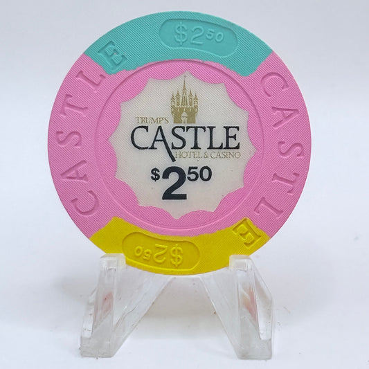 Trump's Castle Atlantic City New Jersey $2.50 Casino Chip