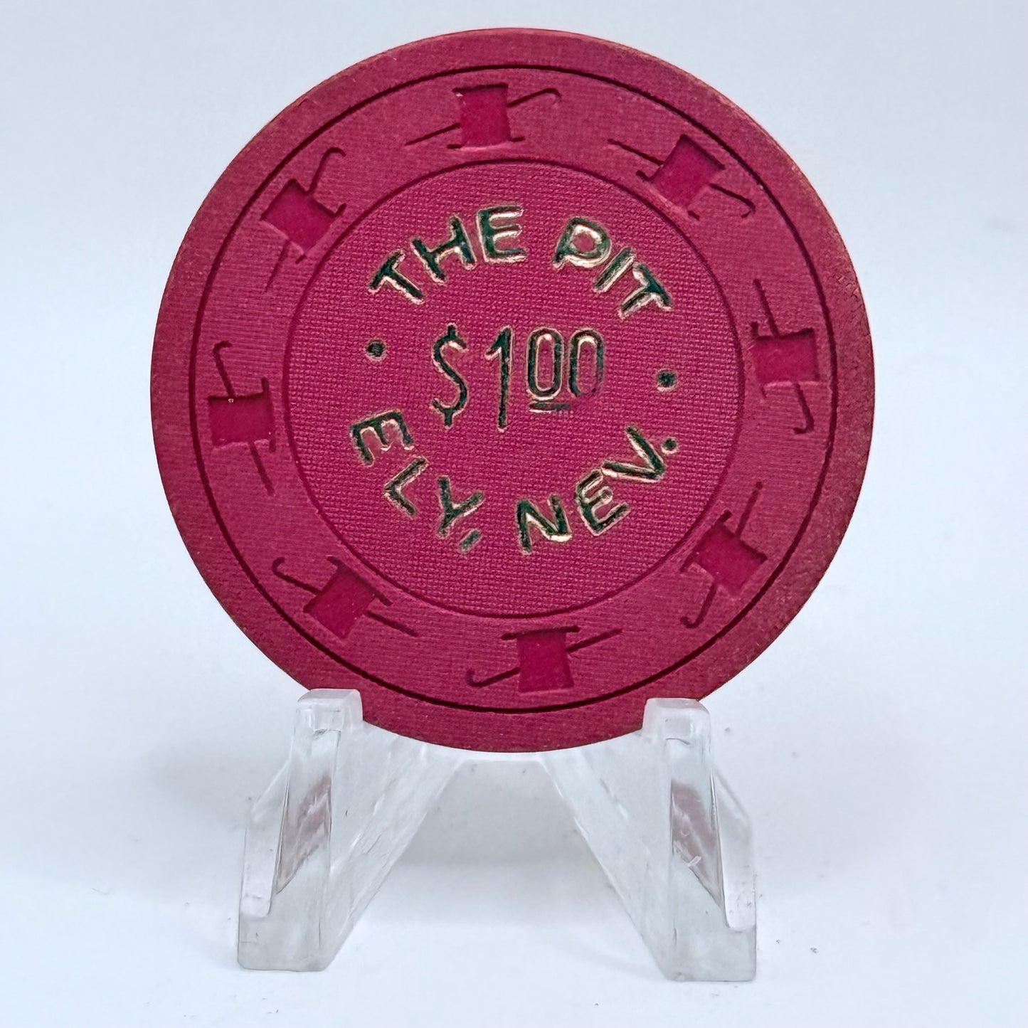 The Pit Ely Nevada 1950s $1 Casino Chip N3683