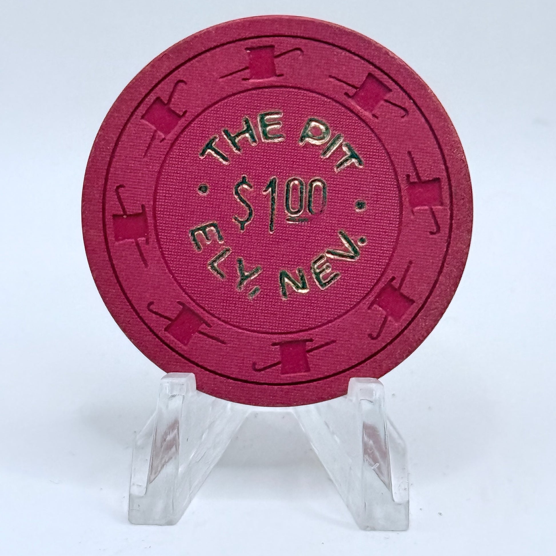 The Pit Ely Nevada 1950s $1 Casino Chip N3683
