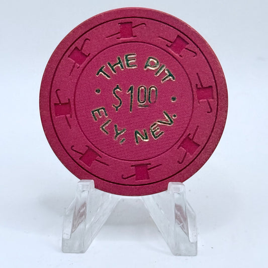 The Pit Ely Nevada 1950s $1 Casino Chip N3683