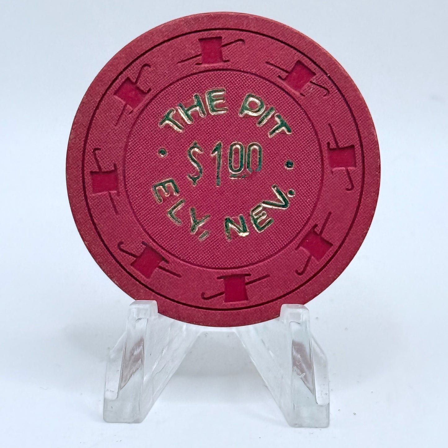 The Pit Ely Nevada 1950s $1 Casino Chip N3683