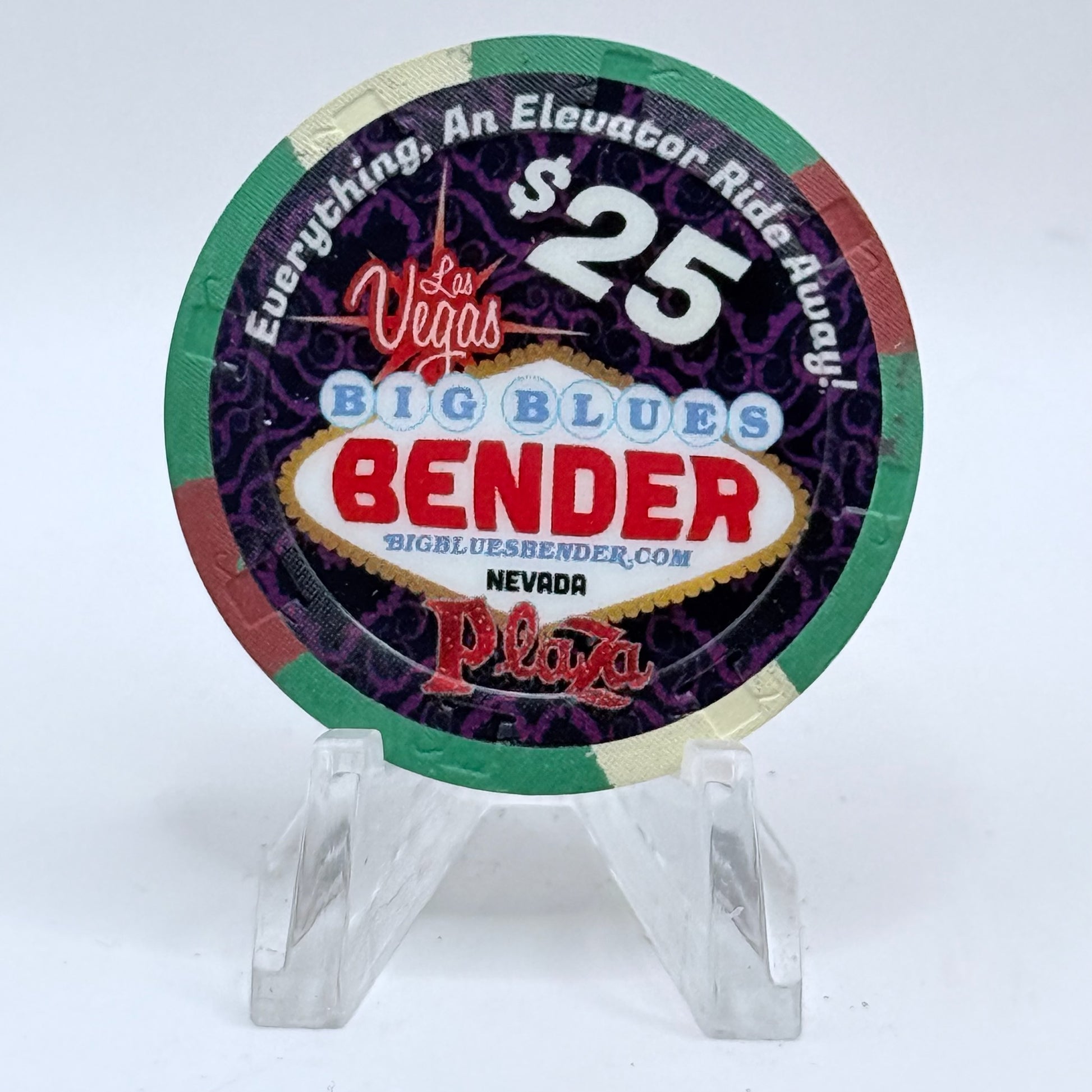 Plaza Hotel and Casino Las Vegas Nevada 2016 LE $25 Casino Chip D2472