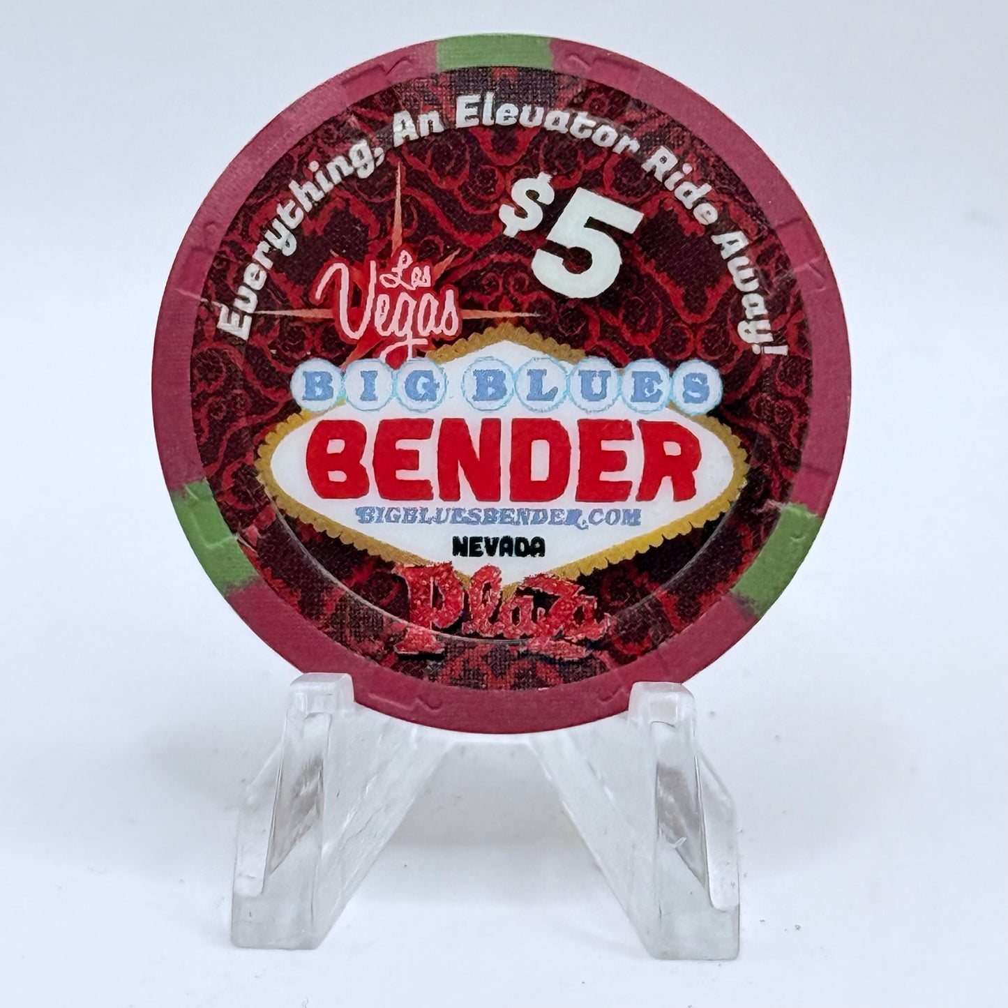 Plaza Hotel and Casino Las Vegas Nevada 2016 LE $5 Casino Chip D2473