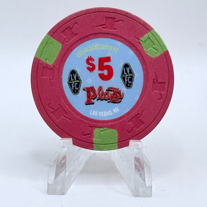 Plaza Hotel and Casino Las Vegas Nevada 2019 $5 Casino Chip D2996