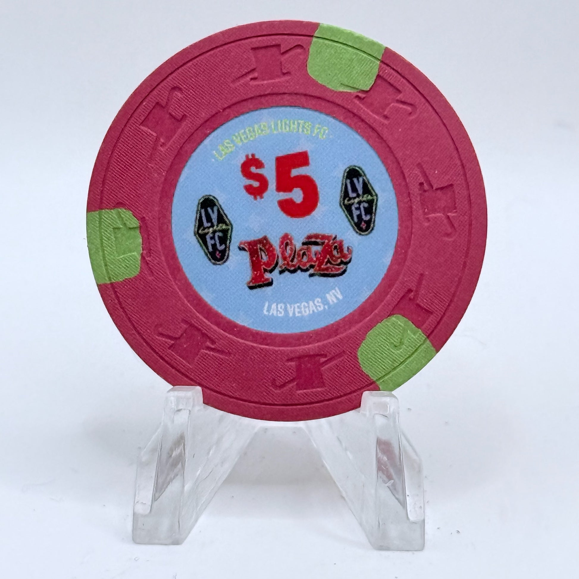 Plaza Hotel and Casino Las Vegas Nevada 2019 $5 Casino Chip D2996