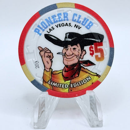 Pioneer Club Las Vegas Nevada 1995 'Convention Center Open' LE $5 Casino Chip N2540
