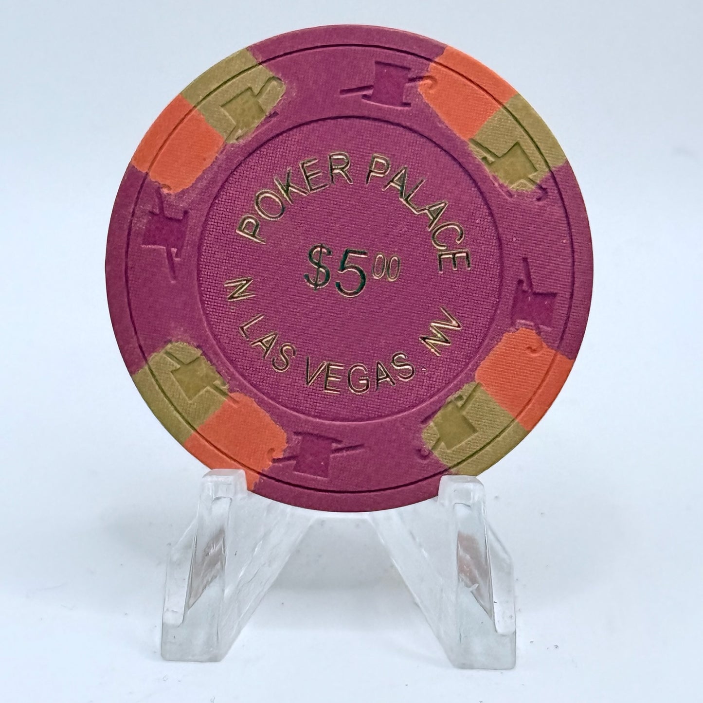 Poker Palace N. Las Vegas Nevada 1985 $5 Casino Chip N2615