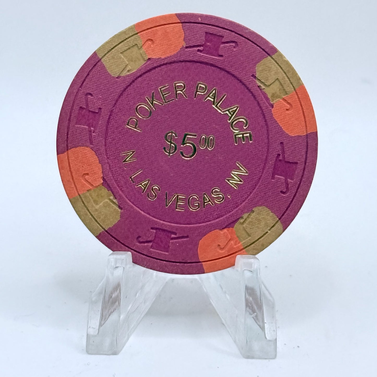 Poker Palace N. Las Vegas Nevada 1985 $5 Casino Chip N2615