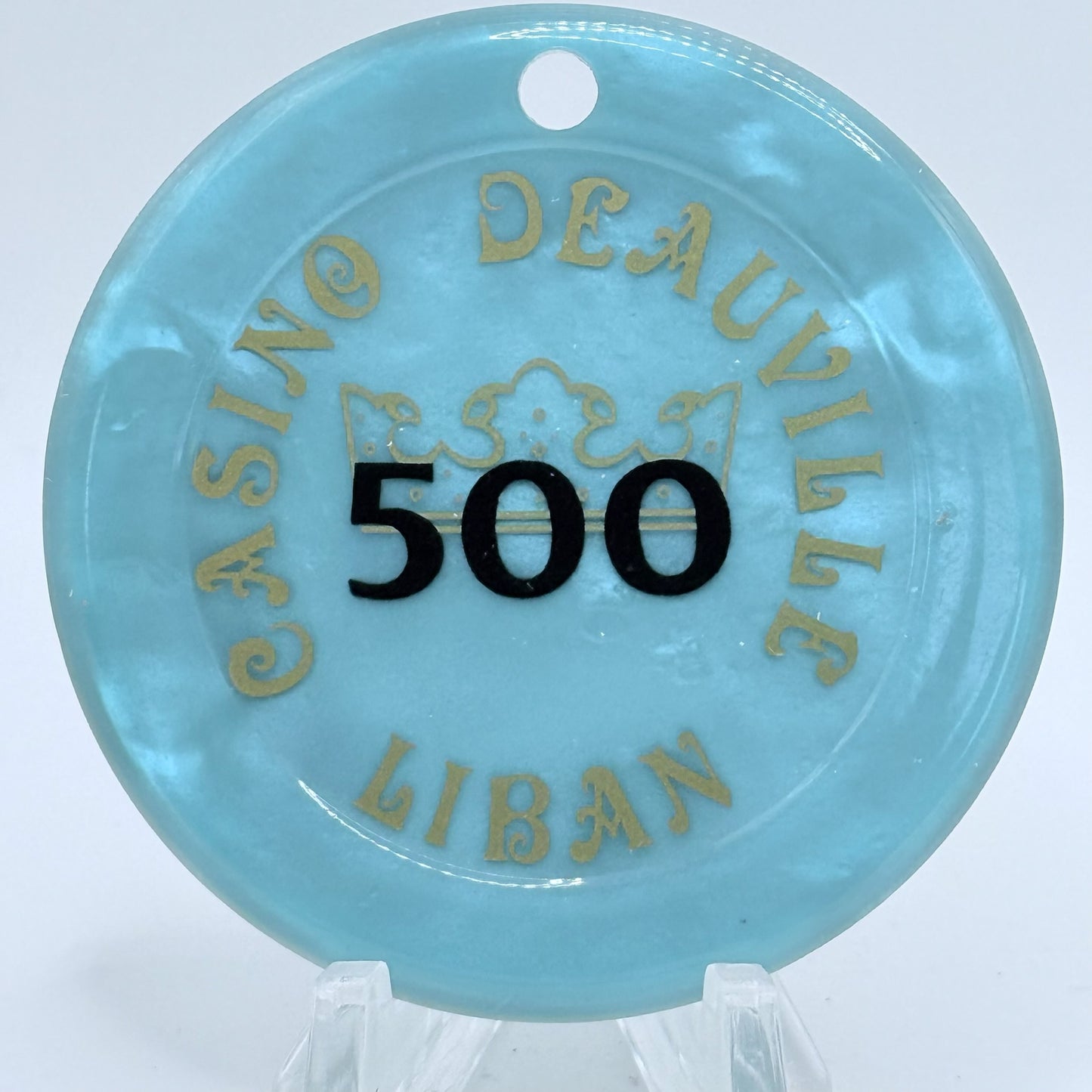 Casino Deauville Lebanon 'Drilled' $500 Jeton