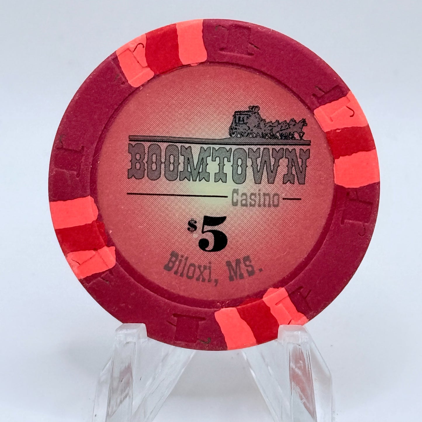 Boomtown Biloxi Mississippi $5 Casino Chip