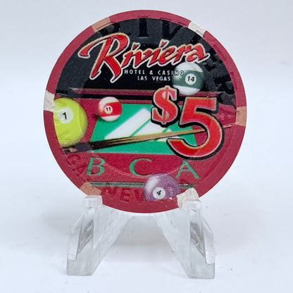 Riviera Las Vegas Nevada 2002 LE $5 Casino Chip E2377