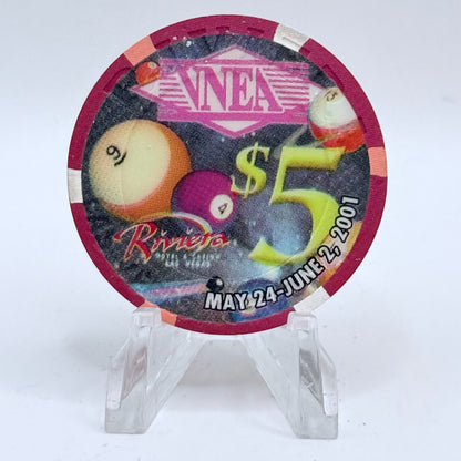 Riviera Las Vegas Nevada 2001 LE $5 Casino Chip V9653