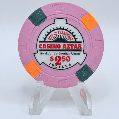 Casino Aztar Evansville Indiana $2.50 Casino Chip