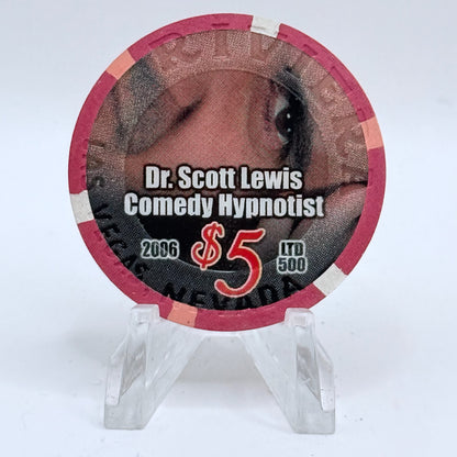 Riviera Las Vegas Nevada 2006 'Dr. Scott Lewis' LE $5 Casino Chip E6270