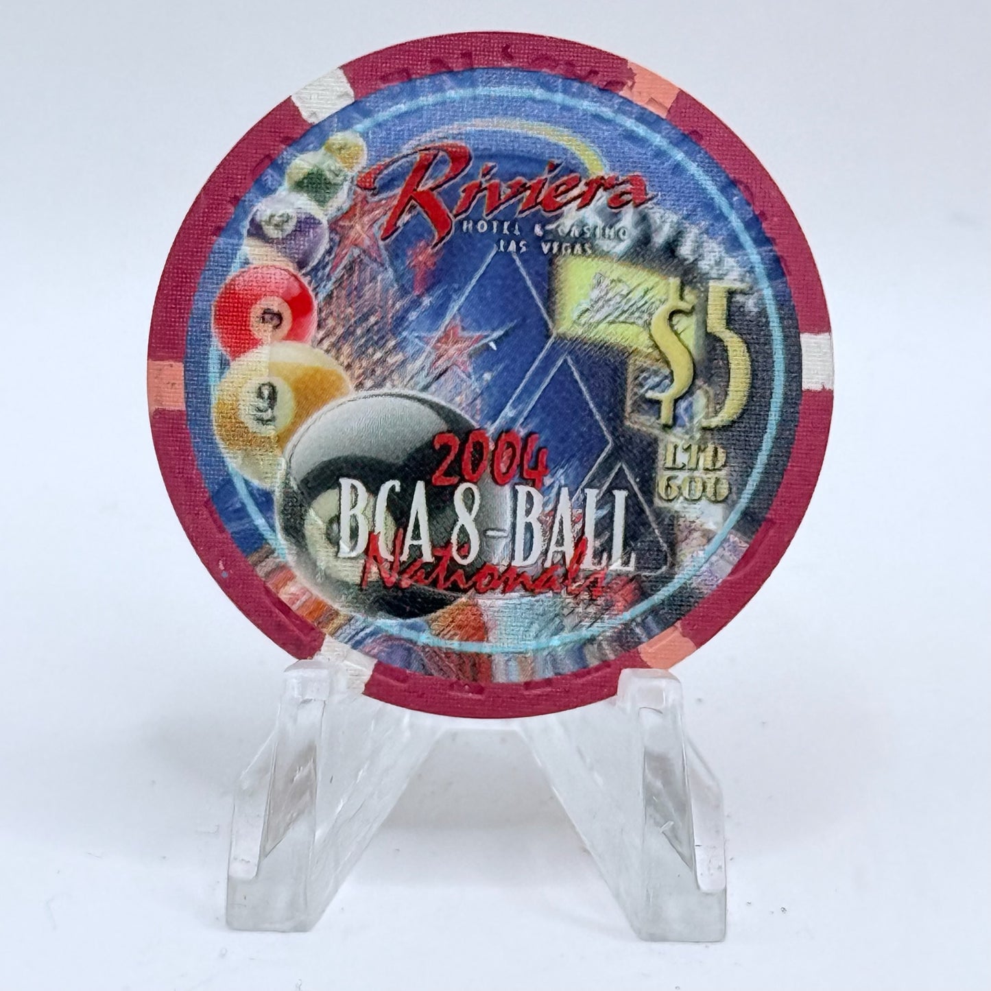 Riviera Las Vegas Nevada 2004 LE $5 Casino Chip E8319
