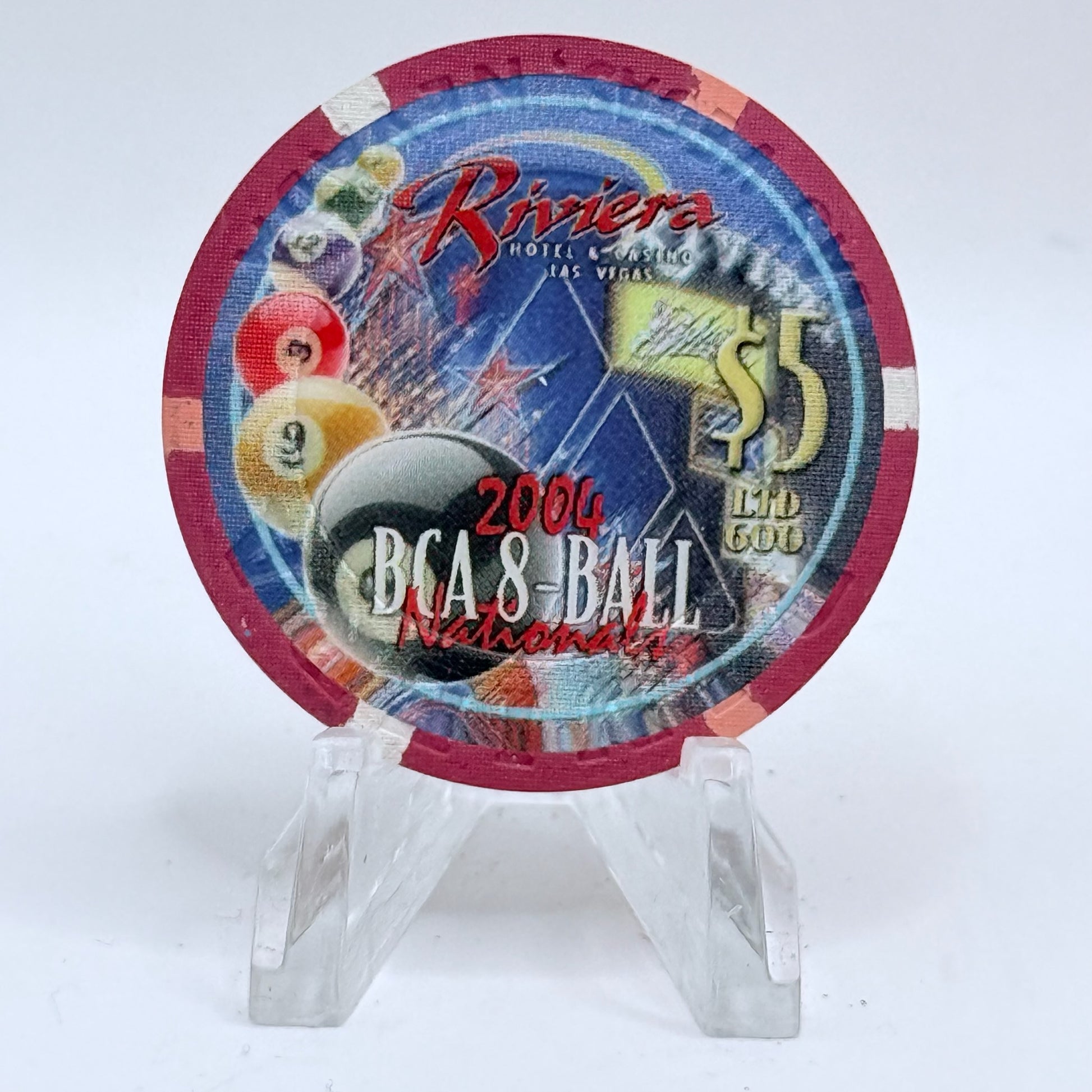 Riviera Las Vegas Nevada 2004 LE $5 Casino Chip E8319