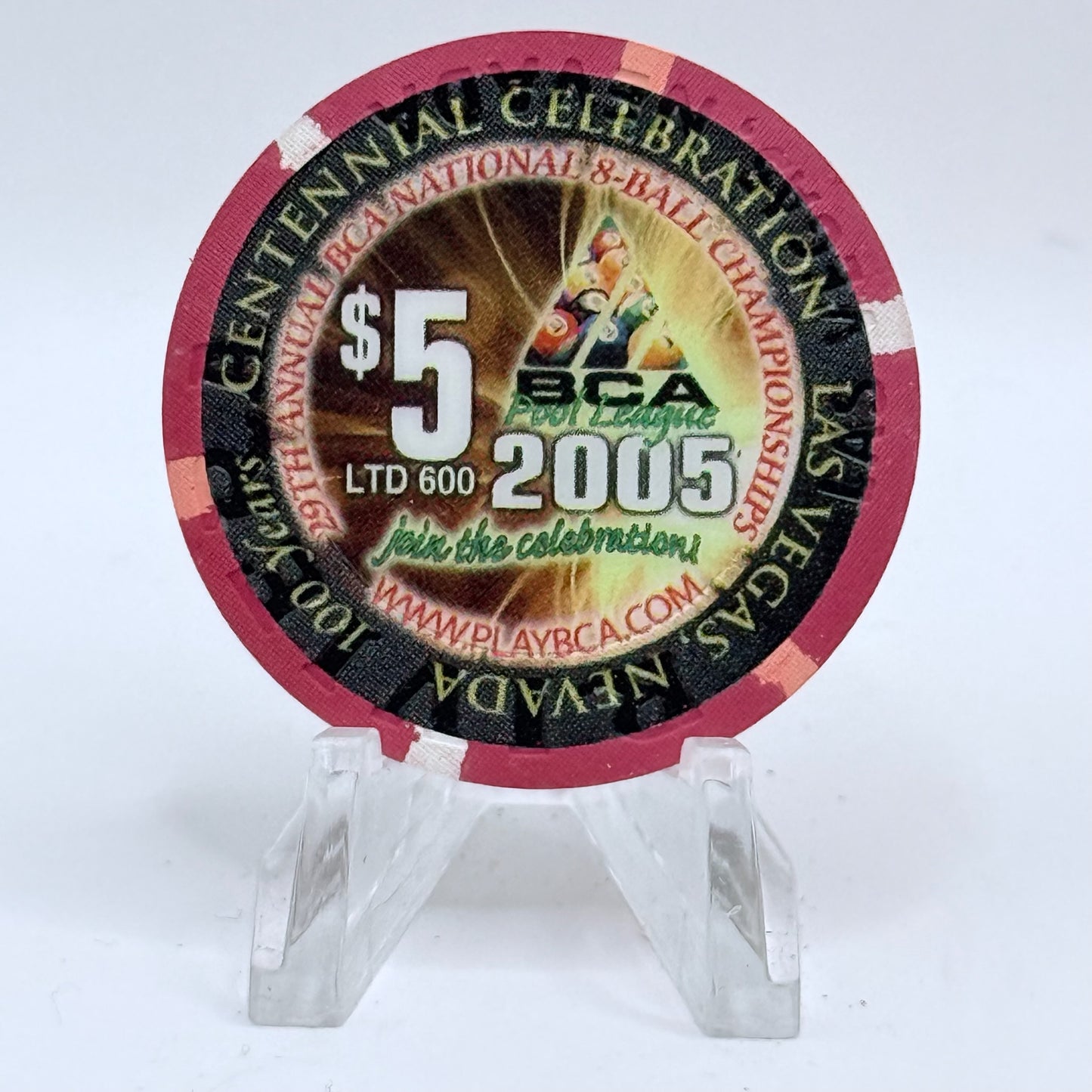Riviera Las Vegas Nevada 2005 'Las Vegas Centennial' LE $5 Casino Chip E5178