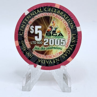 Riviera Las Vegas Nevada 2005 'Las Vegas Centennial' LE $5 Casino Chip E5178